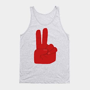 Red Hand of Peace Tank Top